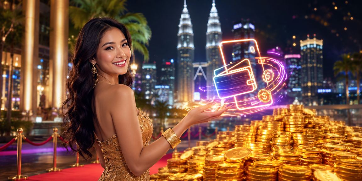 Suasana kasino hiburan gaya Malaysia di Kuala Lumpur