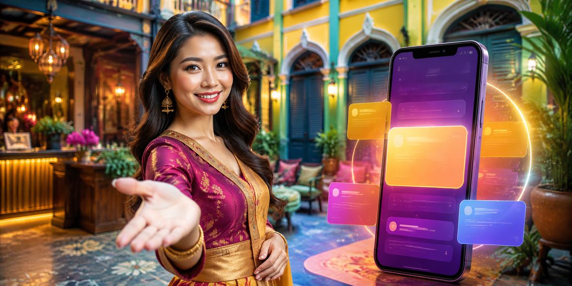 Pengguna di Pulau Pinang mendaftar akaun 3026 melalui telefon pintar dengan mudah